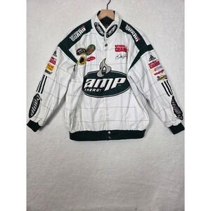 Vtg Chase Authentics Dale Earnhardt Jr 88 NASCAR AMP Energy Racing Jacket Men XL
